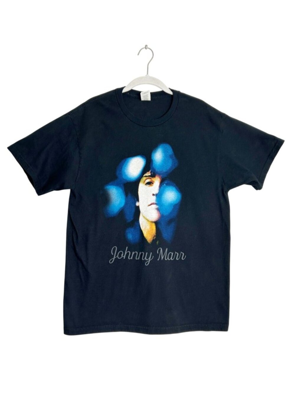 Johnny Marr Call The Comet Album Photo Graphic Concert T-Shirt in Black - Sz L